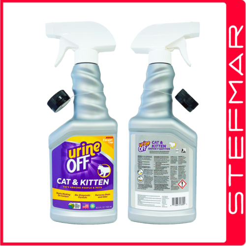 Urine Off Cat And Kitten 500ml Odour and Stain Remover Refill - Photo 1/1