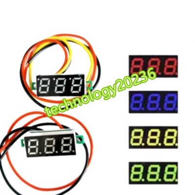 1PC NEU 0.28 inch ultra-small digital DC voltmeter first three wire DC0-100V#YT