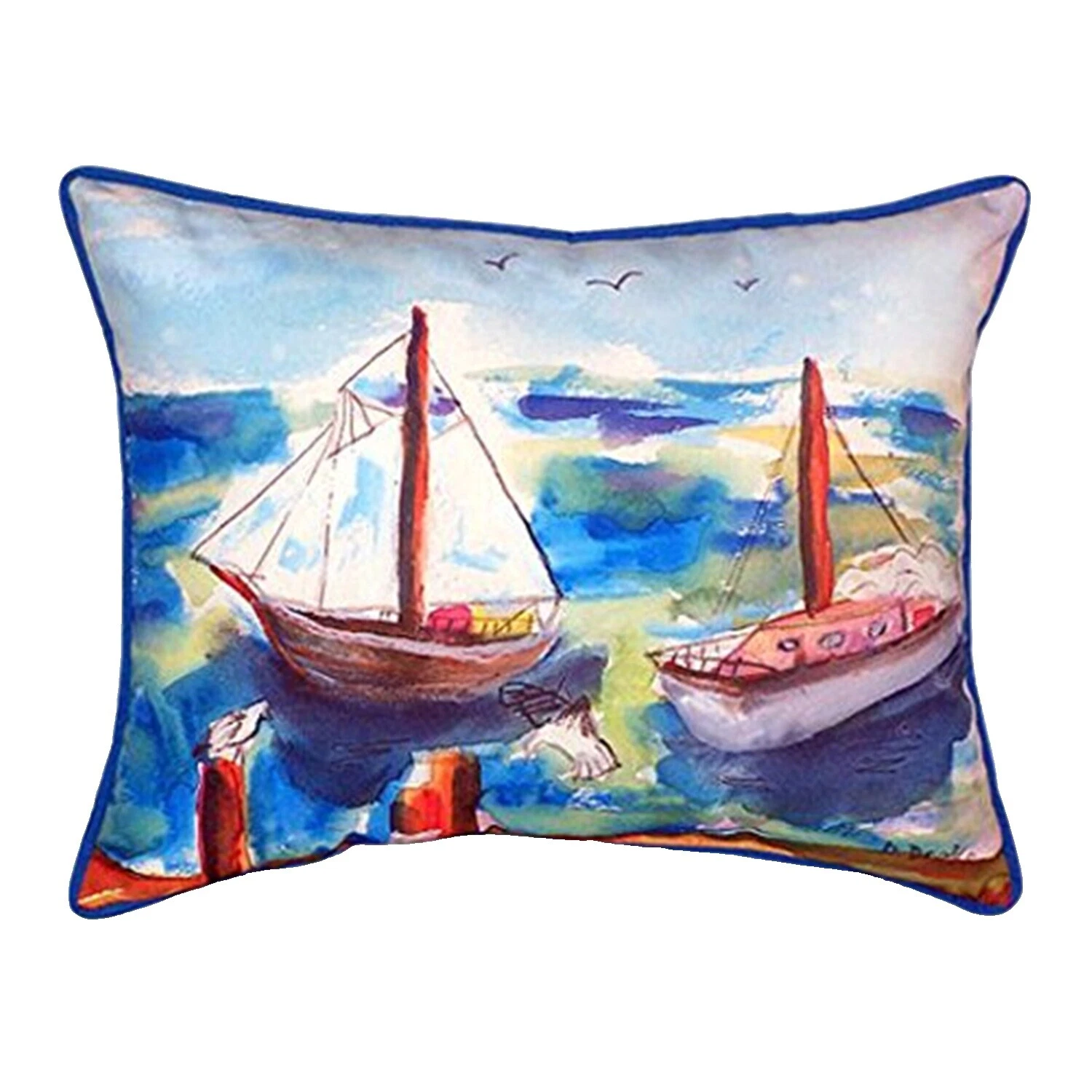 100% Polyester Brown Nautical Home Décor Pillows