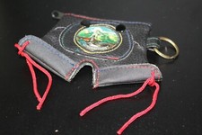 Vintage Oberammergau Germany Lederhosen Shorts Keychain Coin Purse Pocket