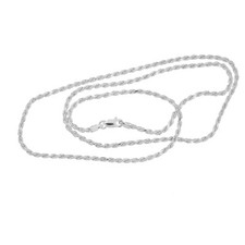 20" Italian Sterling Silver Rope Chain Men / Women Unisex Necklace 2.8mm #99720