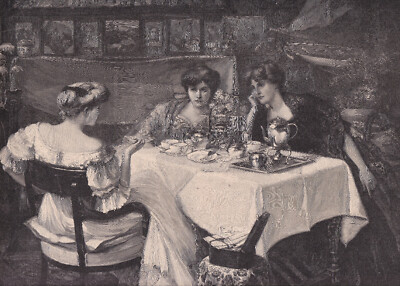 Fernand Toussaint  nach Gemälde Kunst- Druck aus Publikation 1910