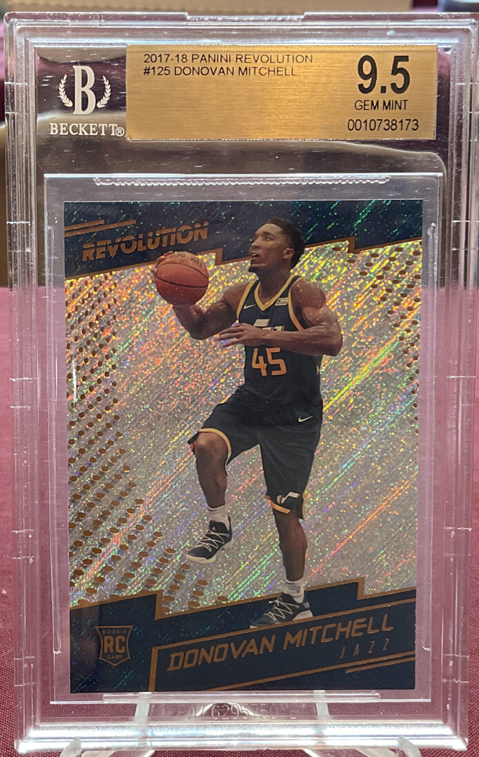 2017-18 Panini Revolution #125 Donovan Mitchell RC Rookie BGS 9.5