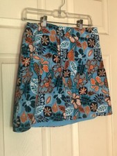 VTG 90's Junior's Skirt Beach Cover Up  REVERSIBLE  