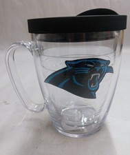 Tervis - Clear Tumbler Mug w/ Carolina Panthers Logo - Official NFL - Return