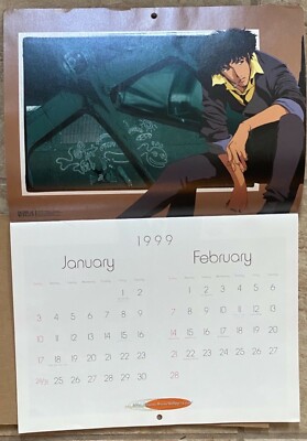Anime Village 1999 Sunrise Studios Calendar Cowboy Bebop Gasaraki