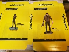 Lot of 4 Cyberpunk 2077 "Breathtaking" Big Box Promo Displays 11" x 14.5" x 2"