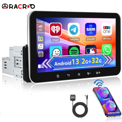 2+32GB Single 1Din 7'' Autoradio Apple CarPlay/Android Auto Touchscreen Bluetooth