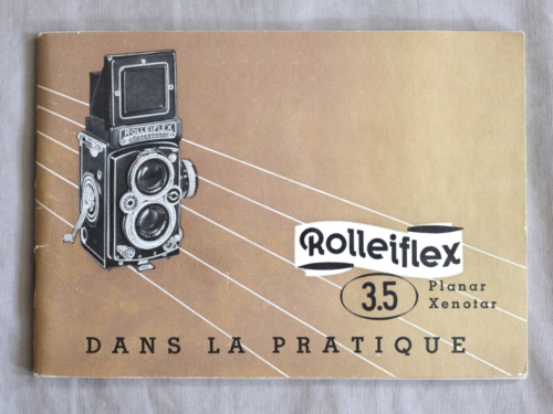 Original Rolleiflex 3.5F Instruction Book Manual - 第 1/1 張圖片