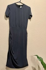 Brand New Express T Shirt Ruched Side Sexy Midi Dress Regular 0