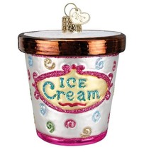 Old World Christmas 32177 Ice Cream Carton Ornament