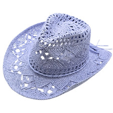 Modern LAVENDER Cowgirl Hat Straw Western Hat Comfortable Fashionable