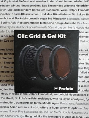 Profoto Clic Grid & Gel Kit Wabe und Farbfilter