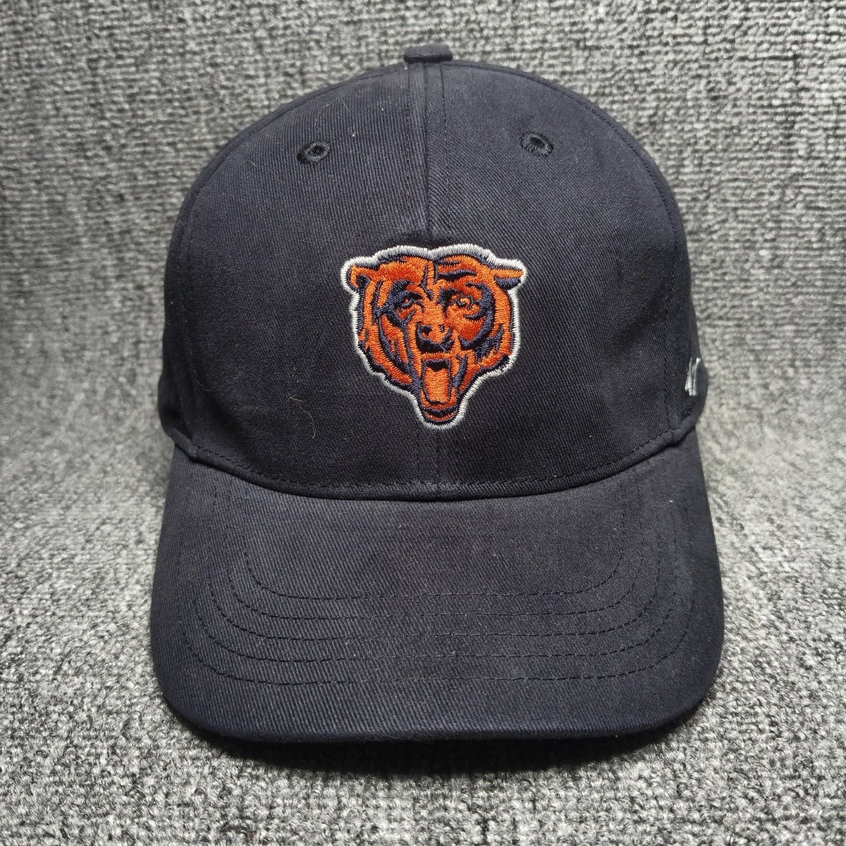 '47 Brand Chicago Bears NFL Black Cap Hook and Loop Strapback