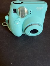 Fujifilm Instax Mini 7S Seafoam Green Instant Film Camera - Tested For Power