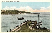 Woods Hole, Massachusetts MA Little Harbor Tichnor Antique Vintage Postcard