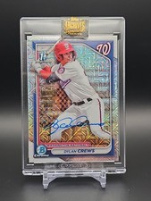 2025 Topps Archives Signature Series  Dylan Crews Mojo Refractor 1/10 Auto