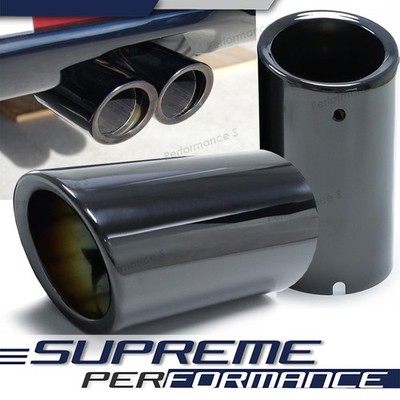 Zu 60 mm Schwarz Auspuffblende Endrohrblende für VW Golf 7 VII Variant Touran II