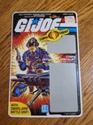 Vintage 1984 G.I. Joe SCRAP-IRON Uncut CardBack Cobra ARAH filecard