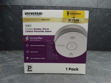 Universal 3 in 1, Smoke  Carbon Monoxide Alarm with Voice Alert