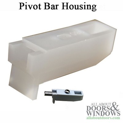 Silverline 8500 Series Pivot Bar Housing Plastic Translucent White 532046