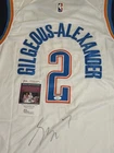 Shai Gilgeous Alexander Signed Jersey OKC Autographed Jersey JSA COA