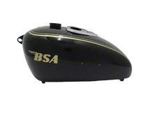 BSA M20/21 DLXM22/M23/24 Black Painted Golden Lining Steel Petrol Tank | Fit For