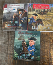 RUSH LIMBAUGH Audio CD Books-FREE SHIP*-AMERICAN REVOLUTION-PAUL REVERE-PILGRIMS