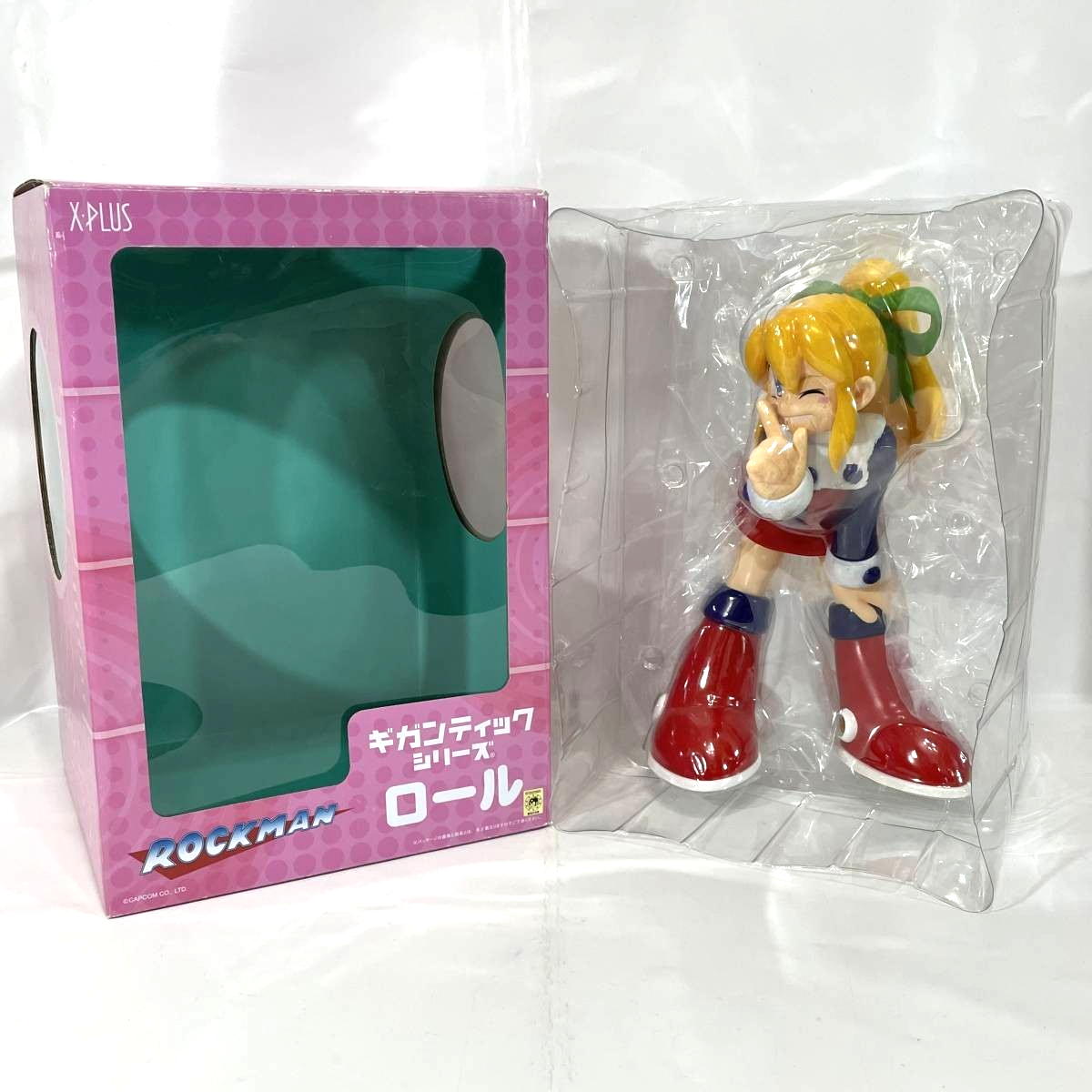 Gigantic Series Mega Man Rockman Roll Figure Doll Toy X-PLUS