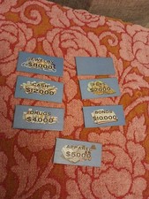 Vtg Dick Tracy Master DETECTIVE Board Game Replacement Loot Card Drugs Bonds