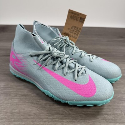 Nike Mercurial Superfly 10 Academy TF Soccer Shoes Mens Size 10 Blue FQ8331-301