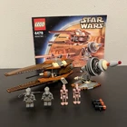 LEGO Star Wars Geonosian Fighter 4478 (2003) Complete Set With Minifigs Manual