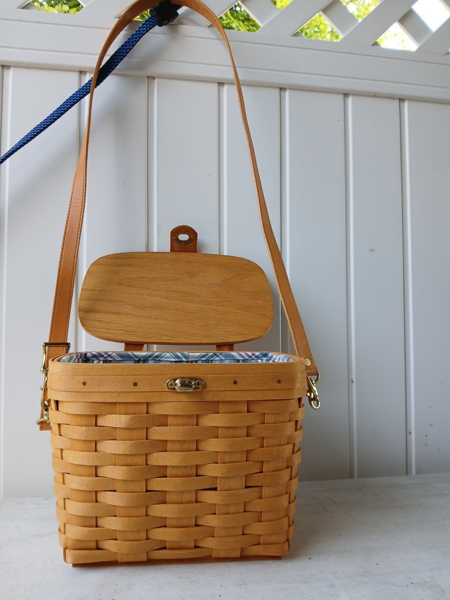 Longaberger Crossbody Picnic Basket Purse