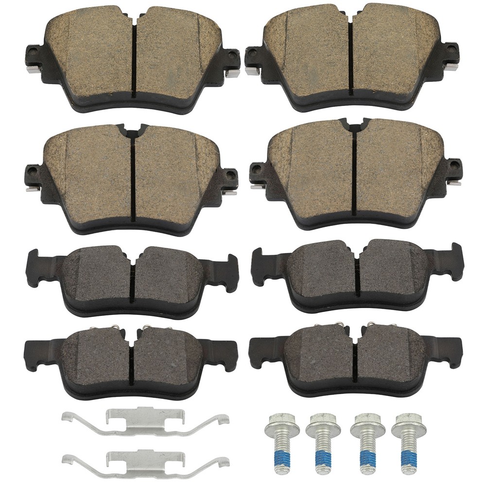 For BMW X1 228i Gran Coupe Mini Cooper Clubman Front Rear Ceramic Brake Pad 8pcs