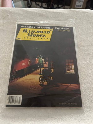 #ad Railroad Model Craftsman Magazine July 1979 Vol 48 No 2 Model Trains Live Steam $6.00