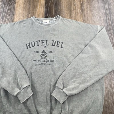 Vintage Hotel Del Sweatshirt Mens XL Coronado CA 2000 Y2K USA Crewneck Sweater