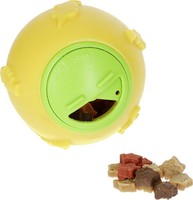Kerbl Snackball FüR Katzen & HüHner ø 7,5 Cm Gelb Katzenspielzeug