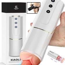 Male Masturbaters Automatic HandsFree Thrusting Cup Rotating Stroker Men Sex Toy