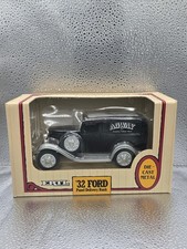 Ertl  32 Ford Panel Delivery Bank Metal Die Cast Bank New In Box 