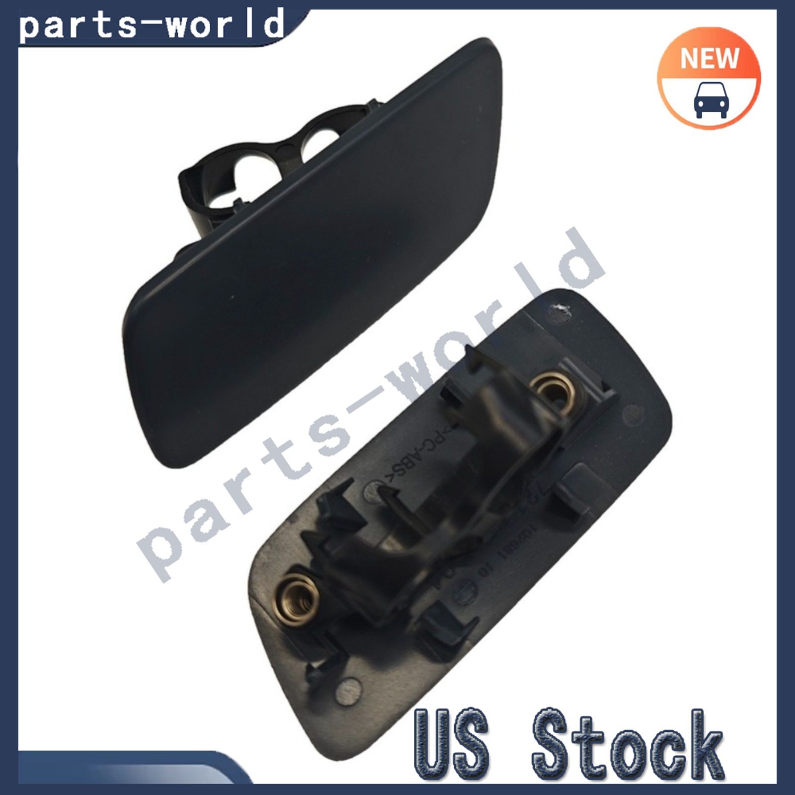 Right & Left Headlight Washer Cover 61677244960 Fits For 10-18 Rolls-Royce Ghost