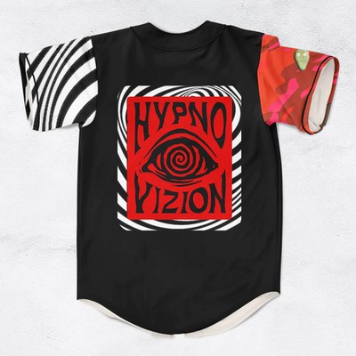 *Custom Name* Hypnotic Vision Rezz Rick and Morty Rave Basebal Jersey for EDM