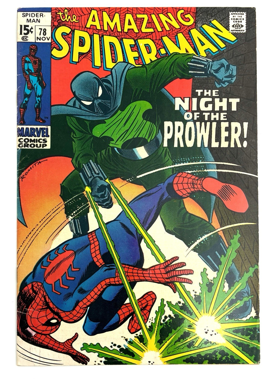 Amazing Spider-Man #78 1970 7.5 VF- 🔑 1st Prowler