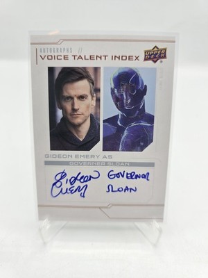 2024 Halo Legacy Collection Voice Talent Index Inschrift Gideon Emery Auto Sloan