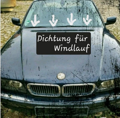Windlauf Dichtung passt bei BMW E38 /Windlaufdichtung alternative zu 51718125477