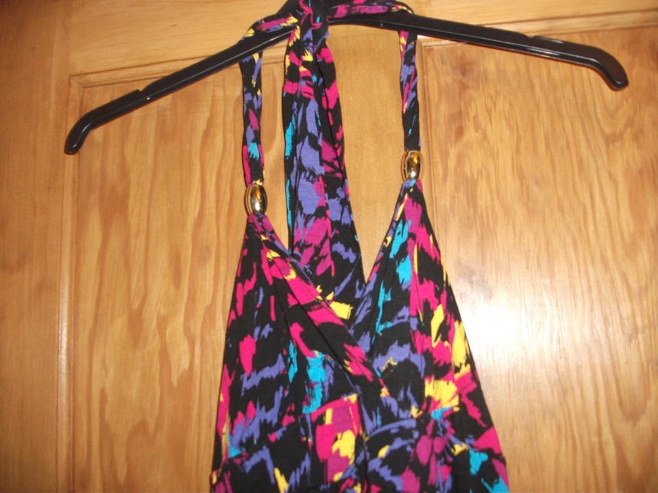 NEW LOOK HALTER NECK DRESS SIZE 14 - Image 2 of 3