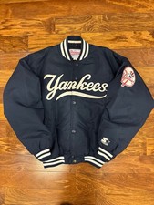 90s New York Yankees Diamond Collection Vintage Starter Satin Jacket L