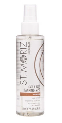 ST. MORIZ St Moritz Face And Body Tanning Mist Medium 150ml Vegan-friendly Brand New