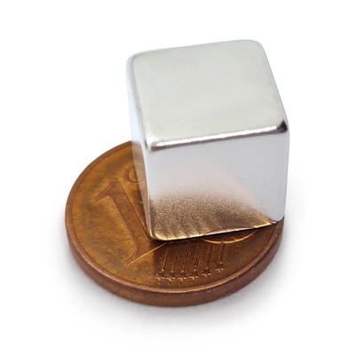 Neodym Würfelmagnet N35 10 x 10 x 10 mm Extra Stark 50 Stück Supermagnet