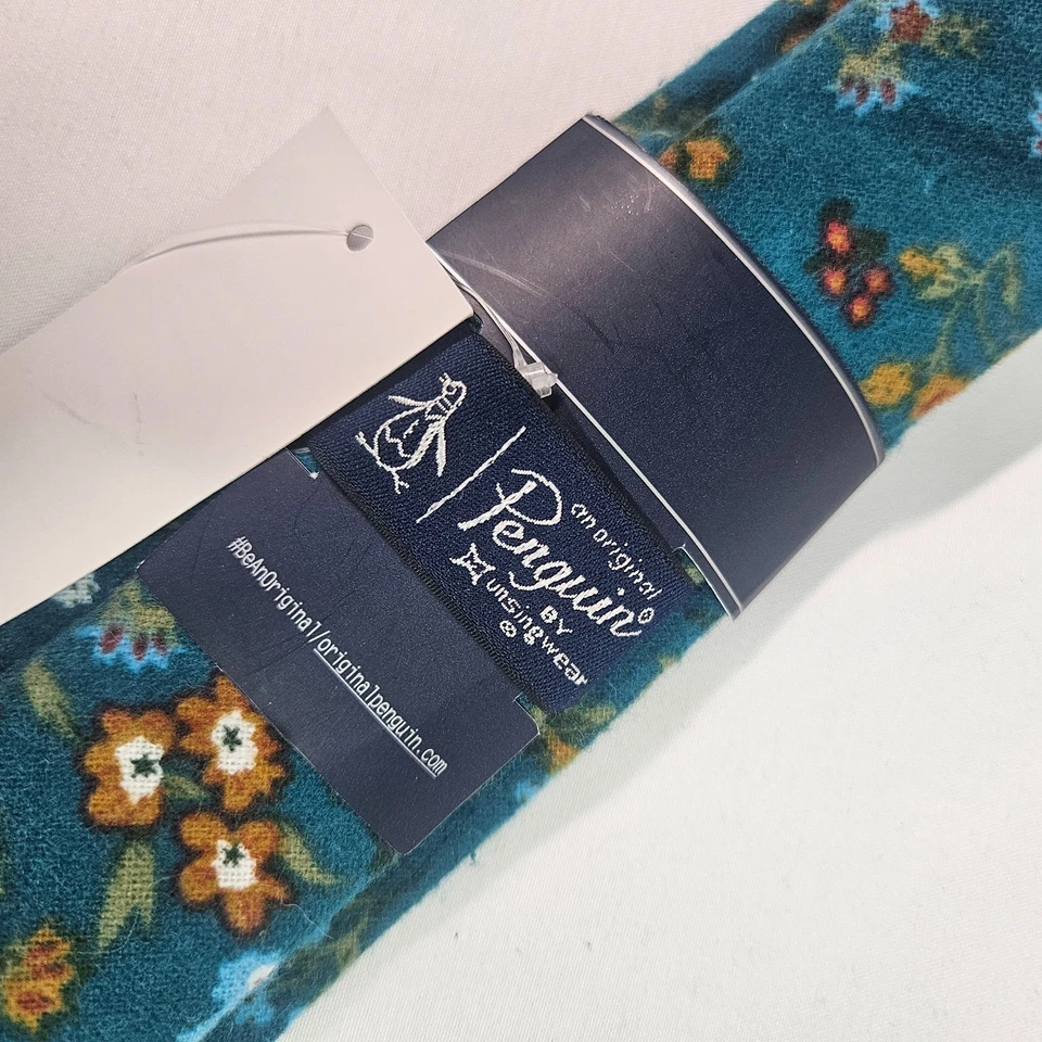 Nueva corbata Penguin by Munsingwear para hombre verde floral 2,25"x 59" Foto 4 de 4