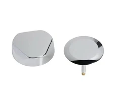 Geberit 151.551.IB.1 TurnControl Overflow Drain Trim Kit with Metal Handle